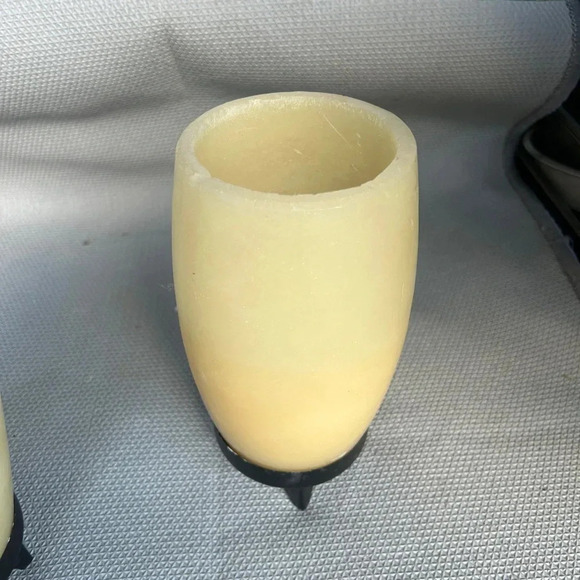 Crate and Barrel Ivory Candle Pillar - Picture 1 of 5